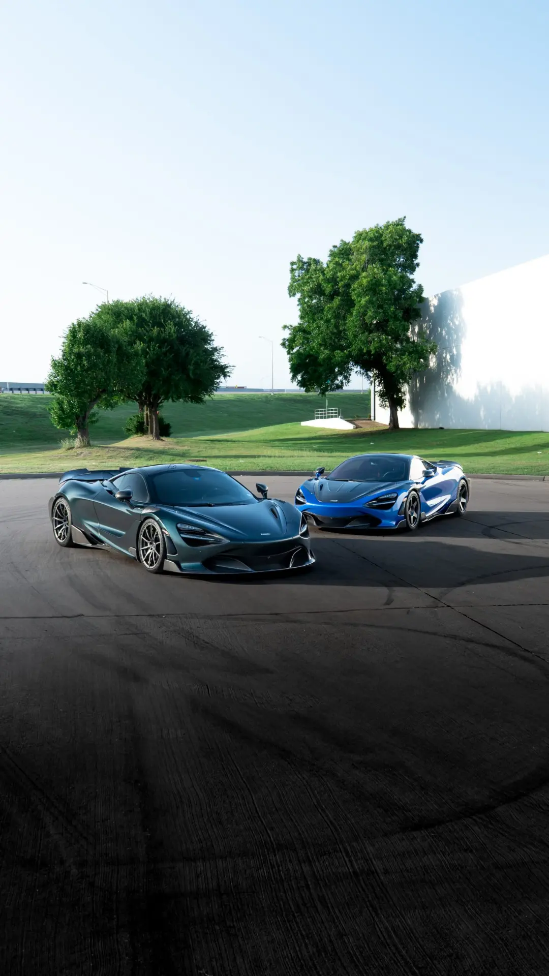 McLaren 765LT and 720S at the March Motorsports shop